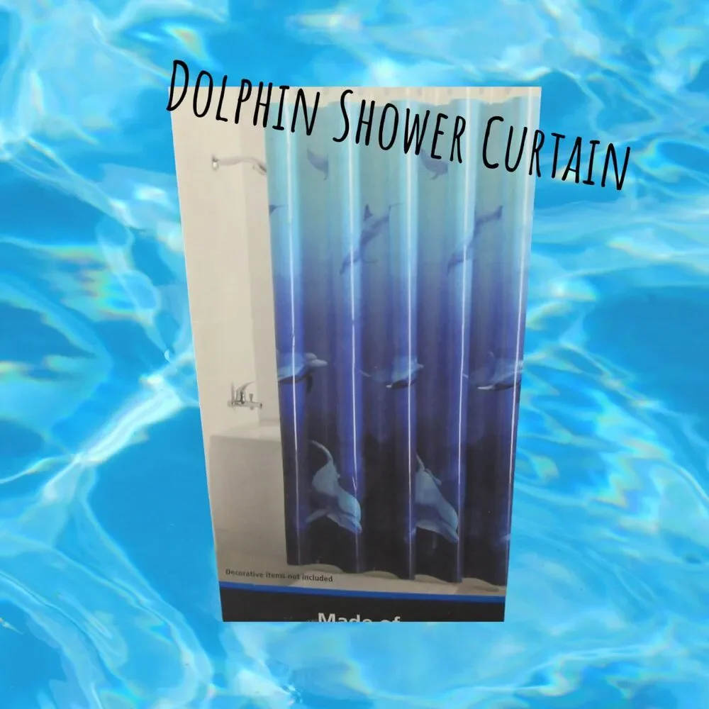 Dolphin Jumping Aquatic ~ Shower Curtain ~ 70